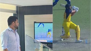 MS Dhoni Watches Shahrukh Khan's Last-Ball Six to Win Syed Mushtaq Ali Trophy 2021 Final, Pic Goes Viral; Fans Calls Tamil Nadu Batter CSK's Next Finisher